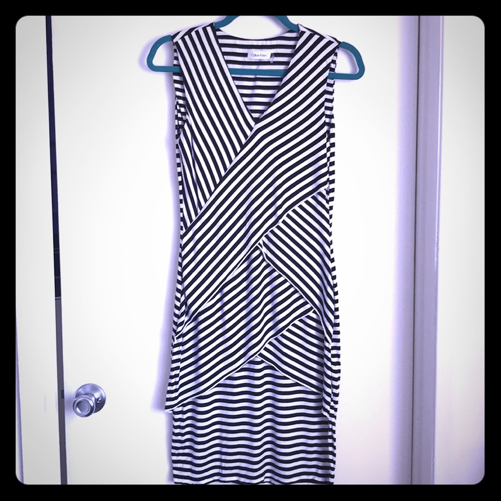 Dress- black and white striped!